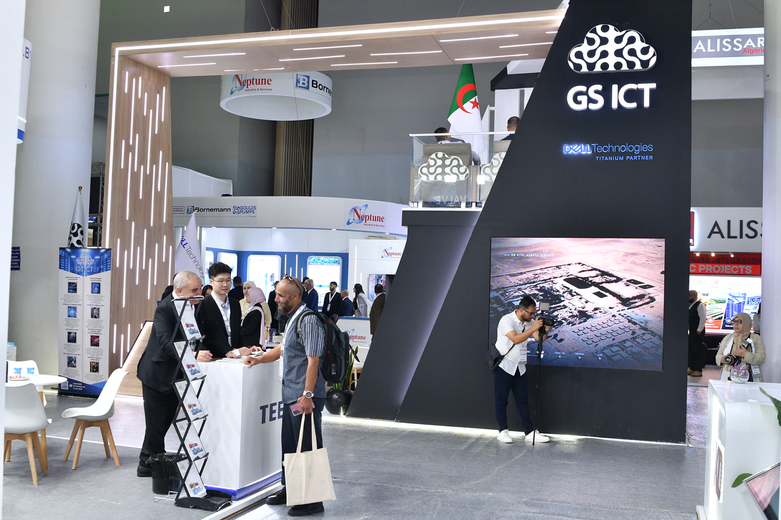 Le stand GS ICT, partenaire Dell Technologies Titanium