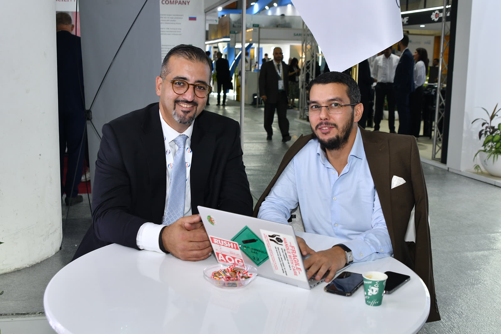 Rendez-vous avec un visiteur sur le stand